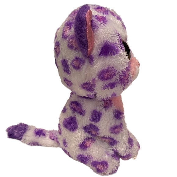 Ty Beanie Boos GLAMOUR 2012 6” JUSTICE Exclusive Glitter Eyes   No Heart Tag - Picture 5 of 9